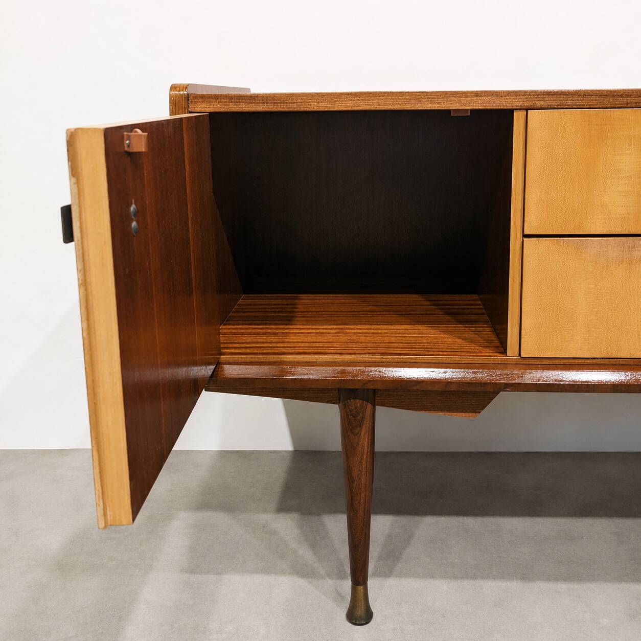 Mid-century bicolour sideboard from the 1960s.