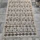 Certified hand-woven Berber patterned rug
