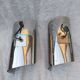 Pair of Space Age wall lights