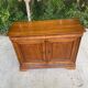 Vintage Louis Philippe solid oak sideboard, 20th century