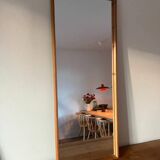 Danish vintage pine mirror - mid-century mirror
