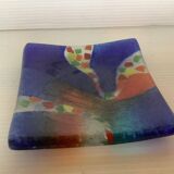 Multicolored glass paste ring size