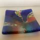 Multicoloured glass paste ring