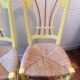 Set of 2 chairs "A garden plus" Provençal style, chic country.