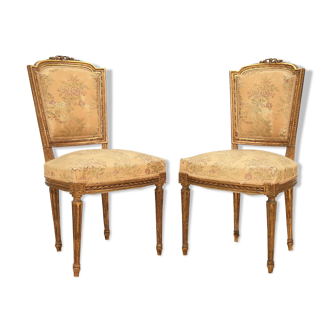 Pair of Louis XVI chairs