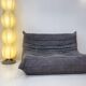 Togo 2-seater sofa "Ligne Roset", mouse grey