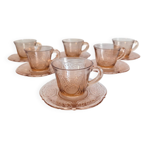 service à café en verre