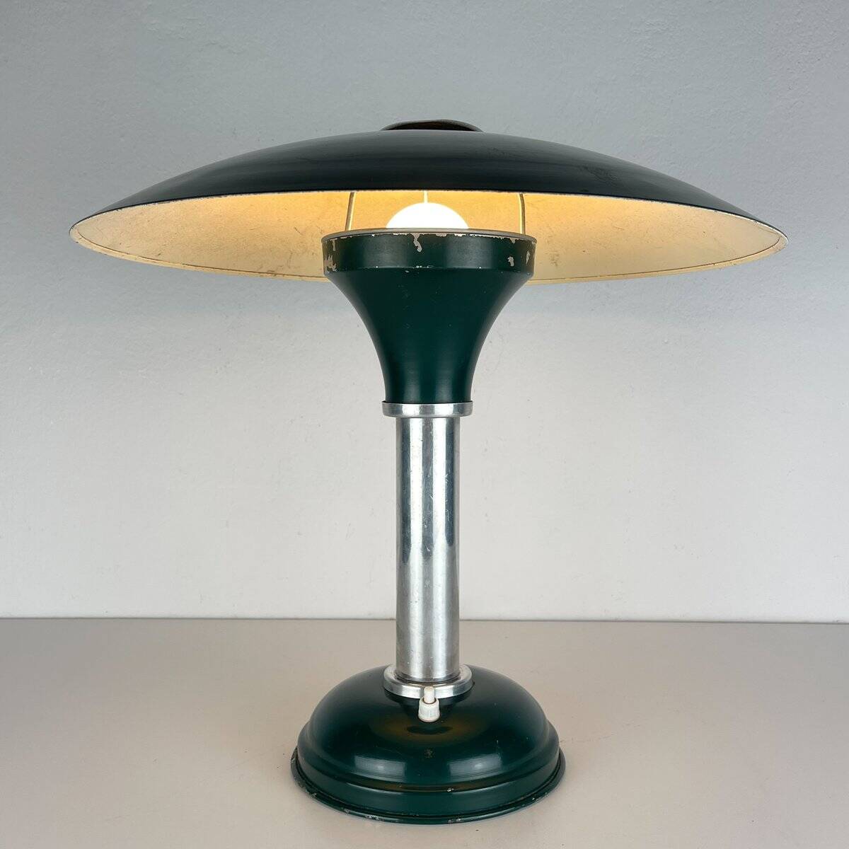 Bauhaus metal table lamp, Germany, 1930s