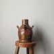 Vintage table lamp base Accolay brutalist country decoration