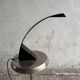 Arcobaleno black metal table lamp — arced mid-century Italian design by Marco Zotta, 1970s
