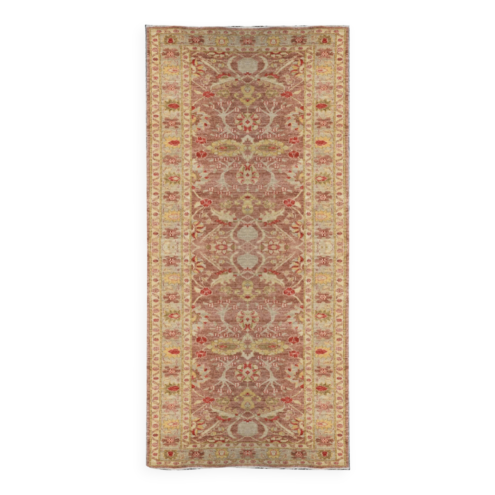 Ziegler Oriental Rug - Handmade: 3.16 X 0.97 Meters - Runner Rug