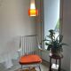 Art Deco, small, round oak side table. Amsterdamse school