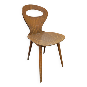 Chaise de bistrot baumann modèle fourmi vintage- 1950s