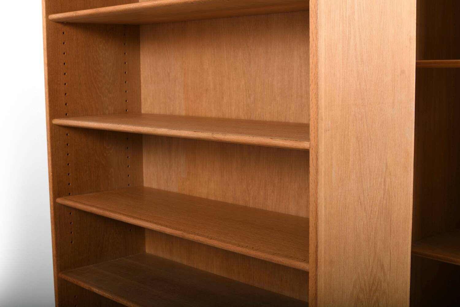 Pair of Hans J. Wegner Oak & Teak Bookshelves RY8