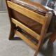 Fauteuils en cuirs et bois vintage