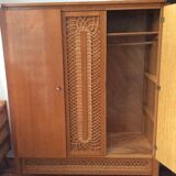 Vintage rattan Cabinet