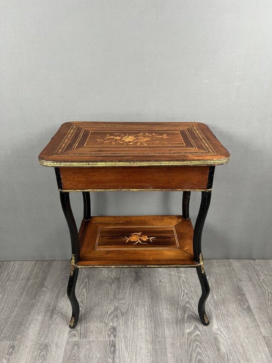 19th Century Napoleon III Style Jewelry Side Table