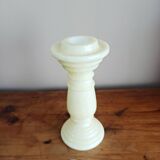 Alabaster candlestick