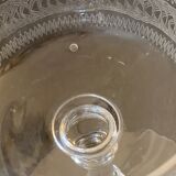 10 old crystal champagne glasses
