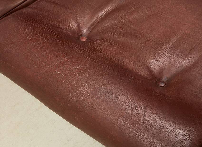Pierre Chapo S32 Leather Sofa for Atelier Chapo France 1960s