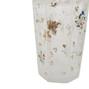 Biedermeier white glass carafe, Austria, 1890s