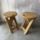 Pair of folding stools