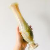 Superb vintage onyx vase