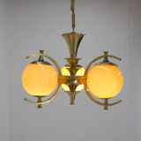 Brass chandelier, 1920s