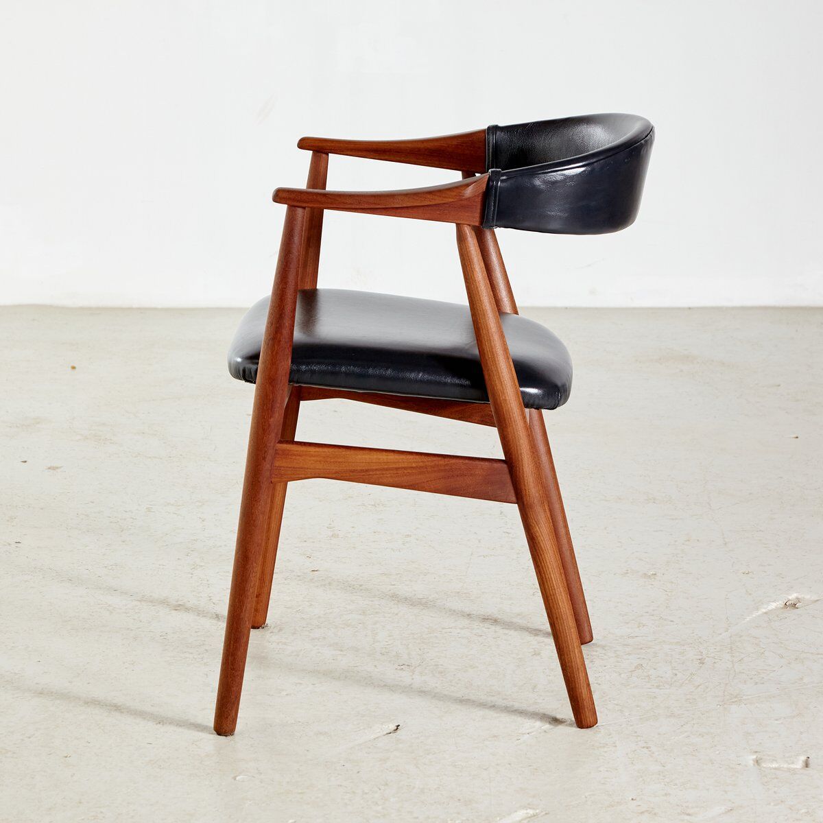Model chair 213 in teak by Th. Harlev for Farstrup M-bler 60s