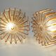 Pair of ceiling lamps