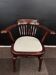 Wycombe English office chair - Dark wood