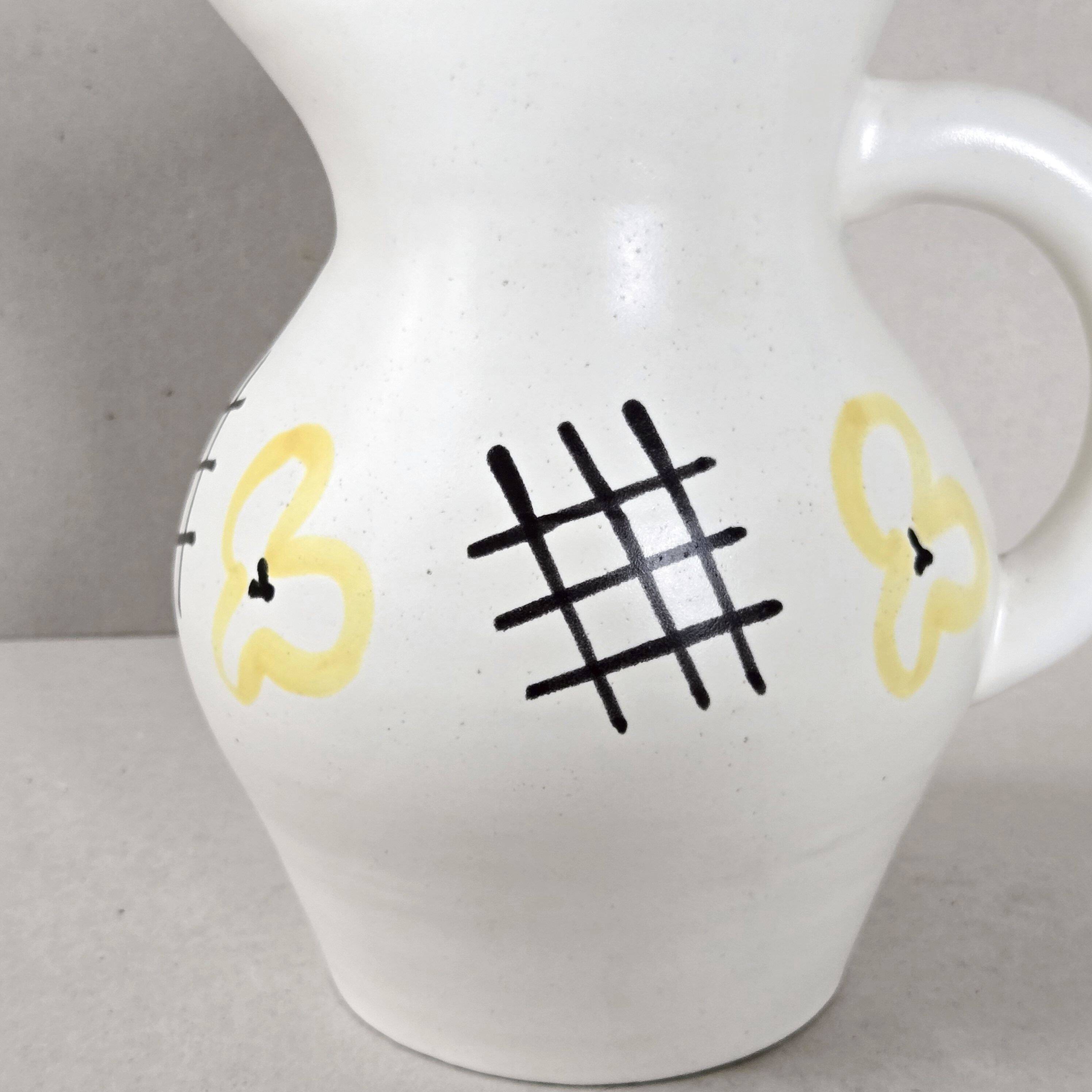 André Baud Vallauris 1950 vintage pitcher