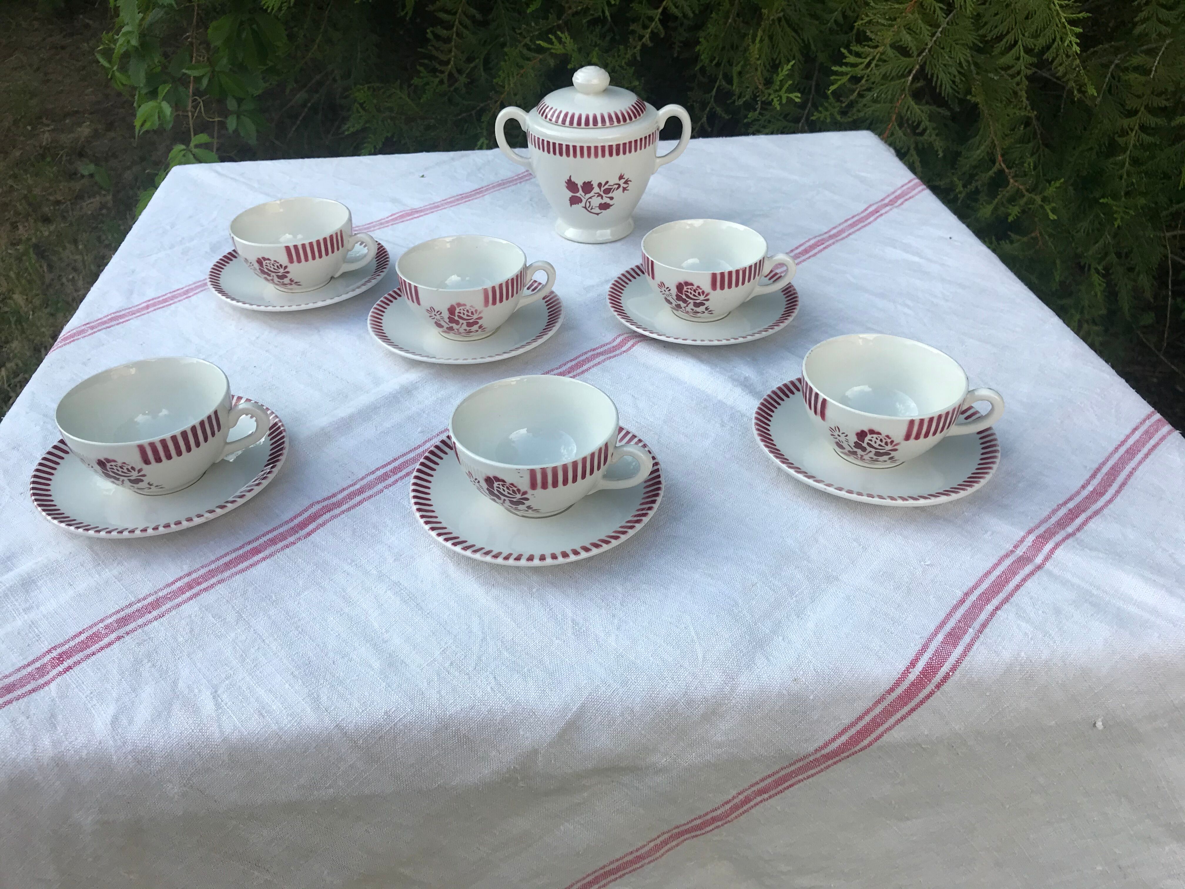 Service à café Lunéville