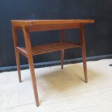 Table d'appoint vintage, console tchèque 1960