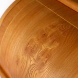 Scandinavian secretary with hinged lid