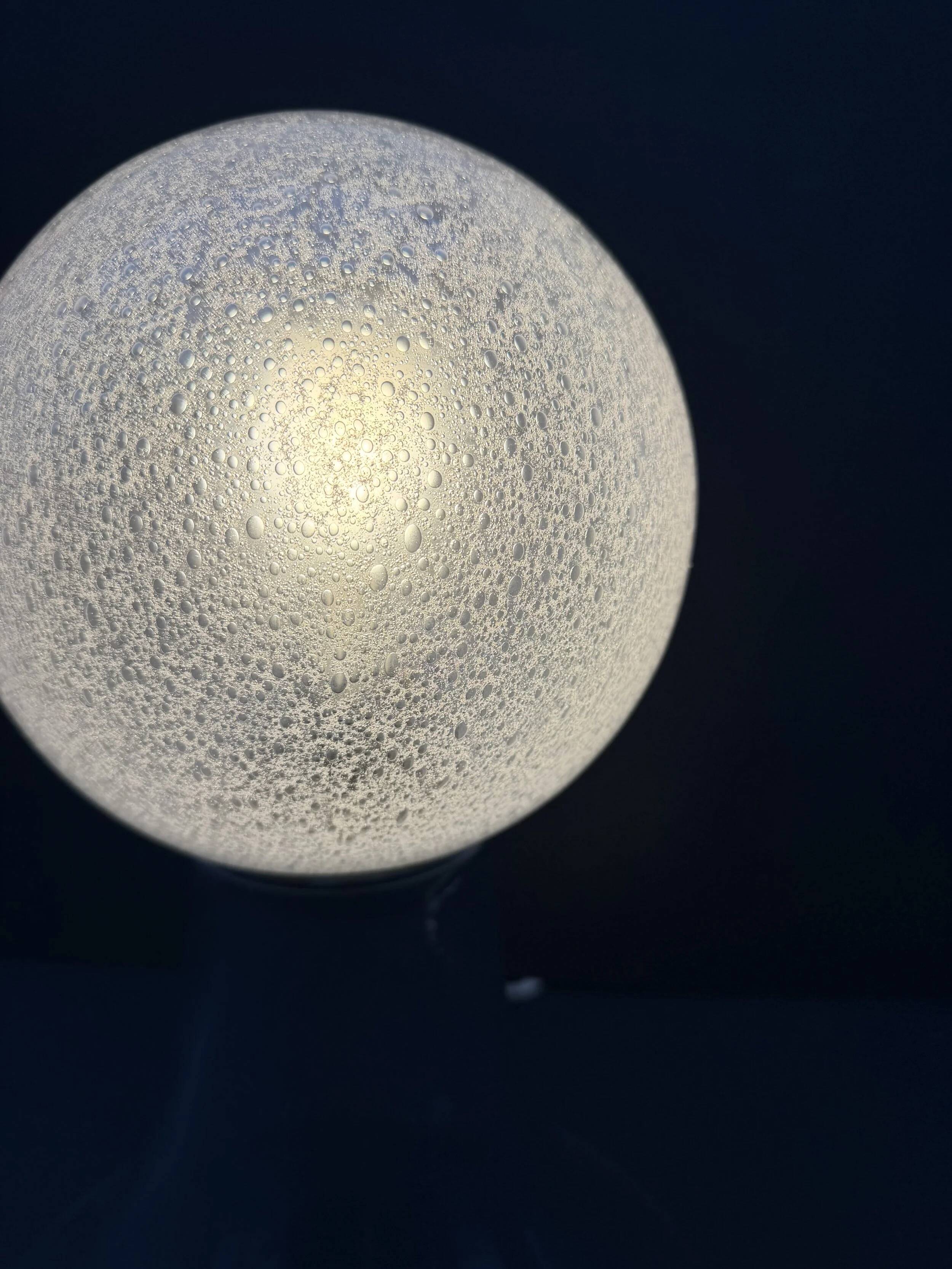 Murano glass lamp, Italy 1970