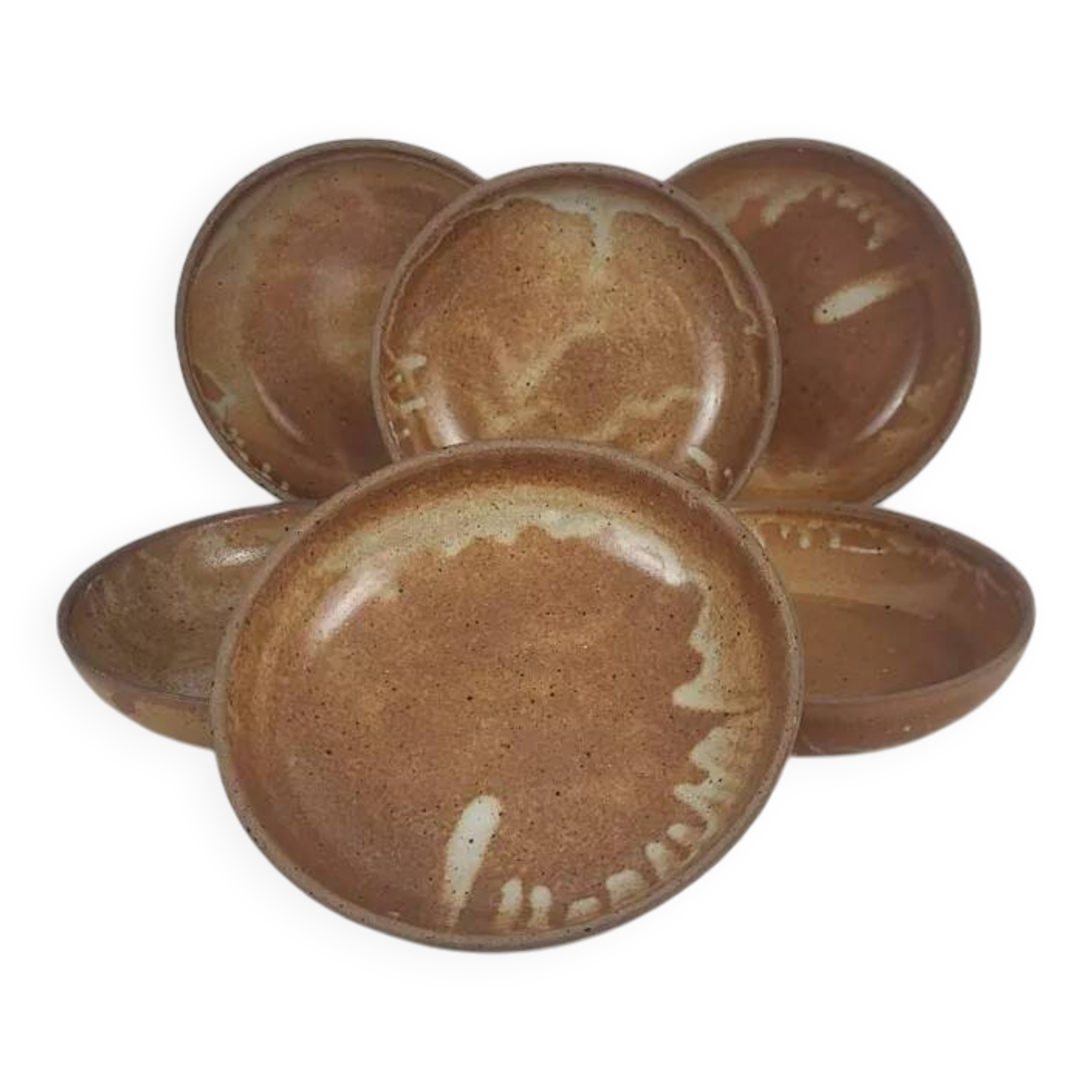 6 stoneware soup plates/bowls