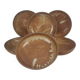6 assiettes creuses / bols en grès