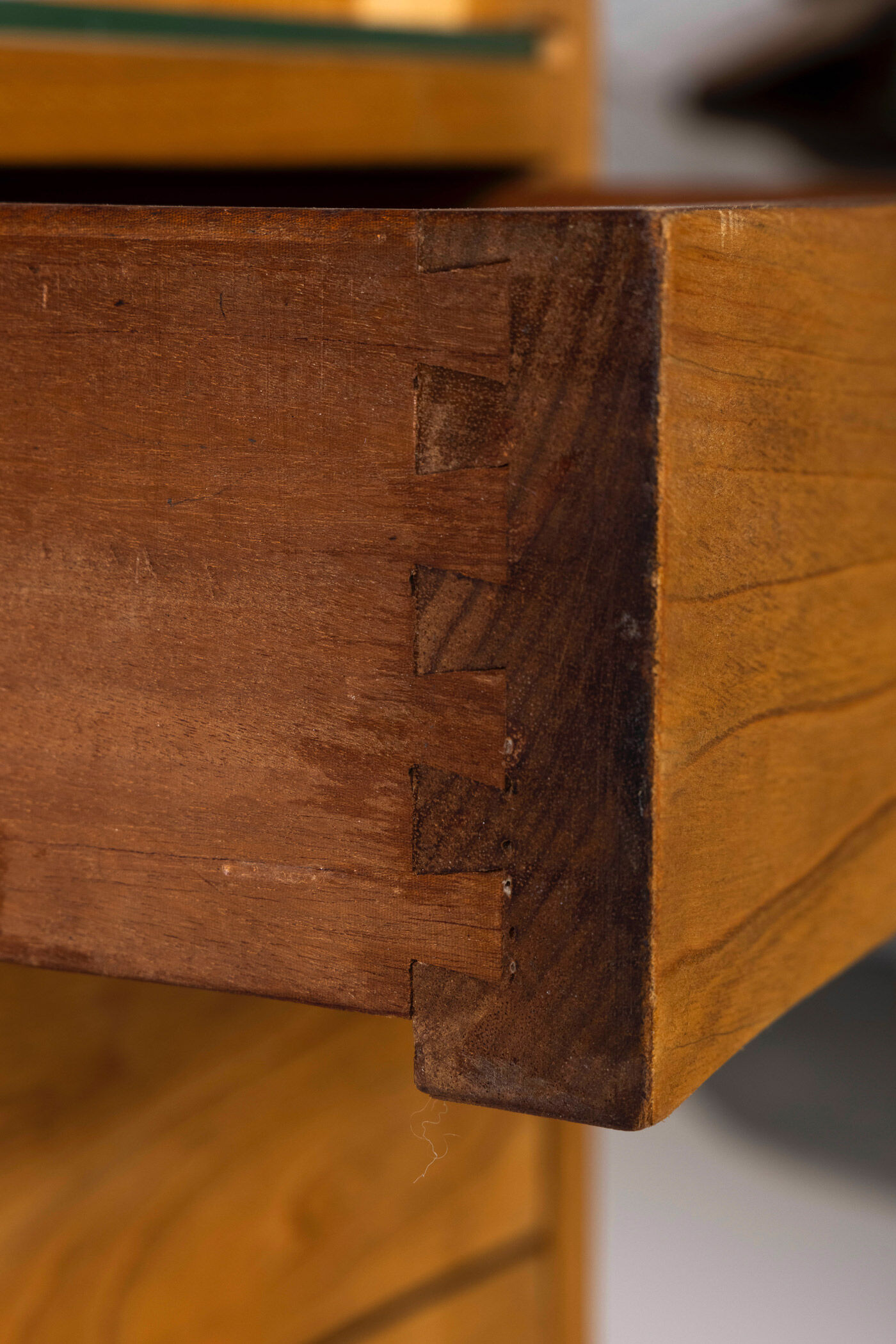 Bureau en bois et verre par Jean René Picard, 1960s