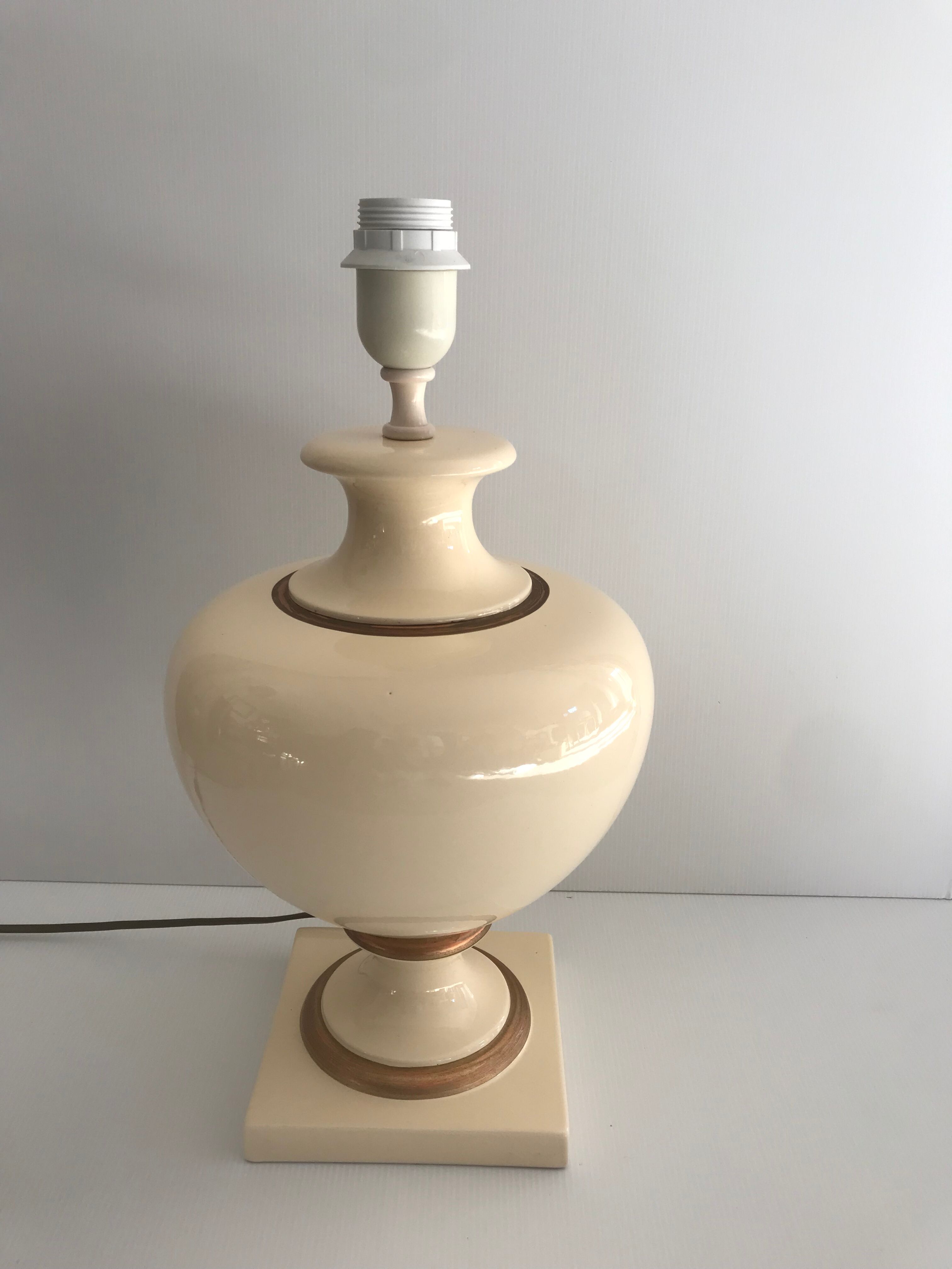 Vintage ceramic lamp base 41cm