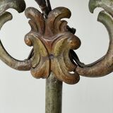 Florentine floor lamp in old painted sheet metal