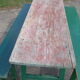 Table de brasserie mutzig et ses bancs