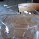 Large crystal wine glass