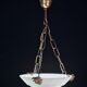 Charming white Art Deco alabaster pendant, 1940s