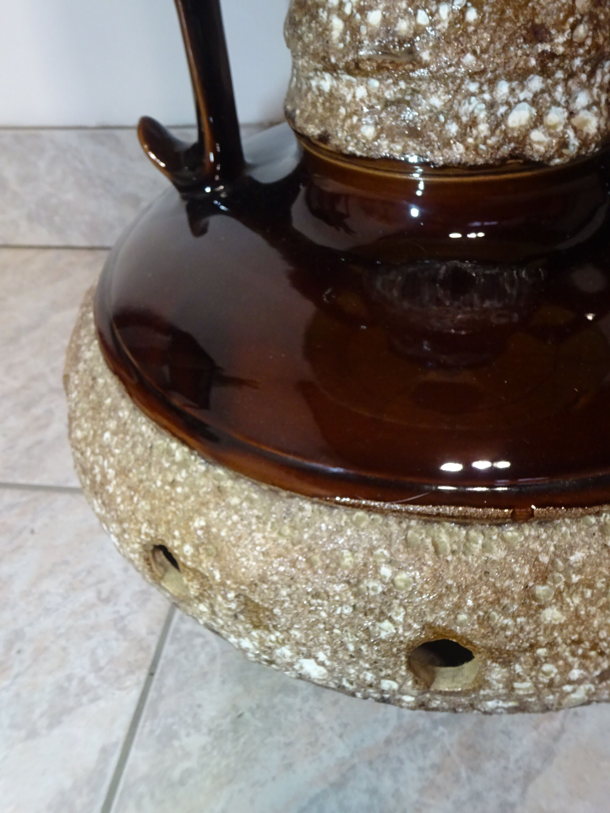 Table lamp, fat lava