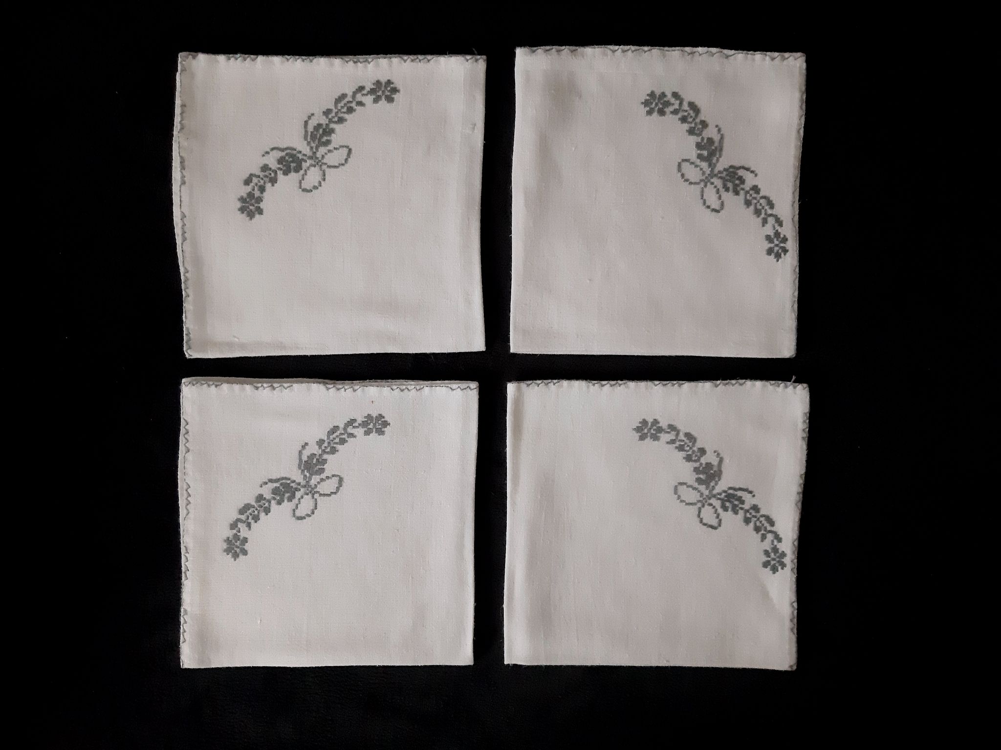 Set de 4 serviettes