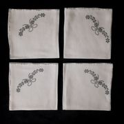 Set de 4 serviettes