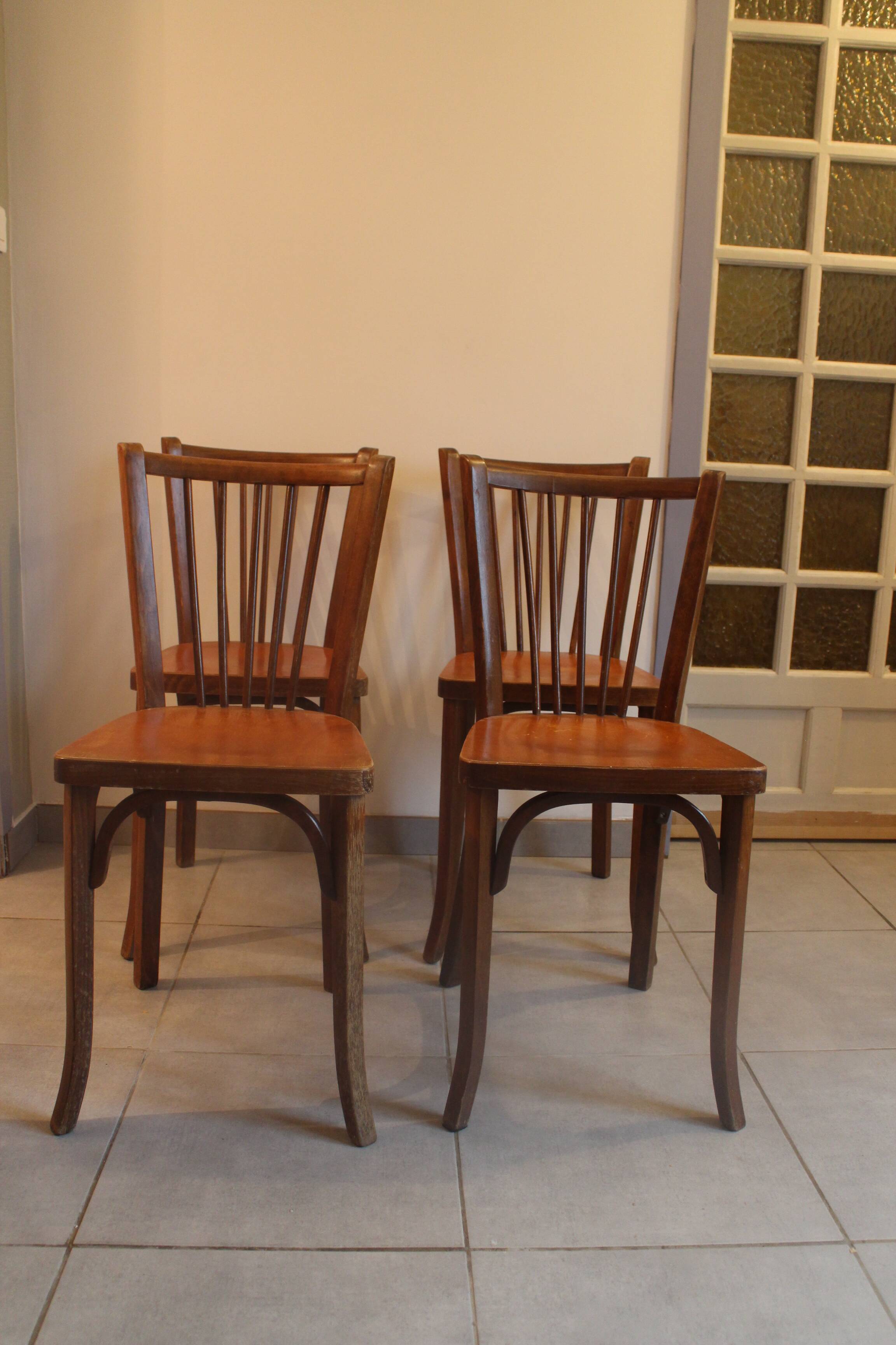 4 Baumann chairs