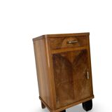 Tables de chevet italiennes élégantes de style art déco des années 1940/1950.