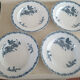Service terre de fer Onnaing, assiettes, saladier et saucière